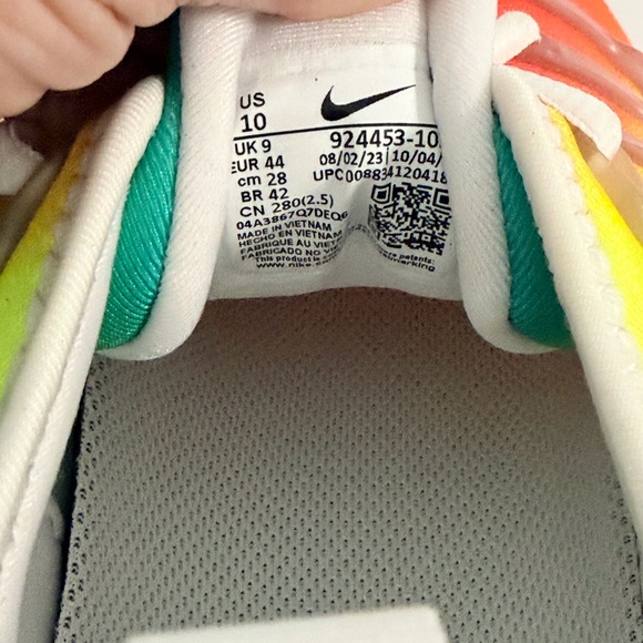 Nike Air Vapormax Plus White/Neptune Green 924453 103 Mens Size 10 - Picture 8 of 9